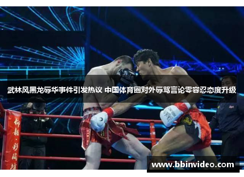 武林风黑龙辱华事件引发热议 中国体育圈对外辱骂言论零容忍态度升级